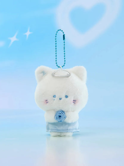 [PRE-ORDER] ZERONI X Line Friends Angel Plush Keyring - ZEROBASEONE