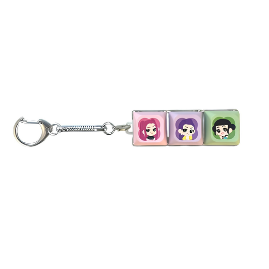 (PRE-ORDER) KPop Demon Hunters Anniversary POP-UP - HUNTR/X Keyring