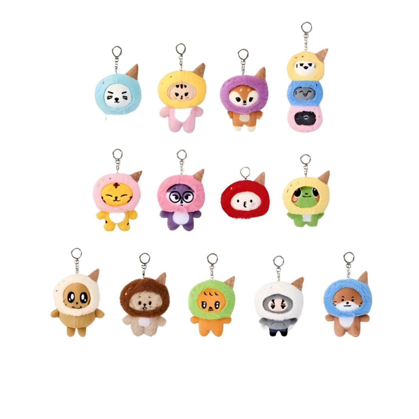 (PRE-ORDER) Ice Cream with 'MINITEEN' POP-UP - Plush Keyring
