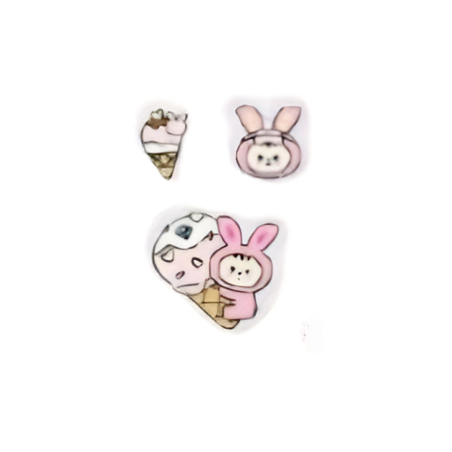 (PRE-ORDER) Ice Cream with 'MINITEEN' POP-UP - Sticker Set