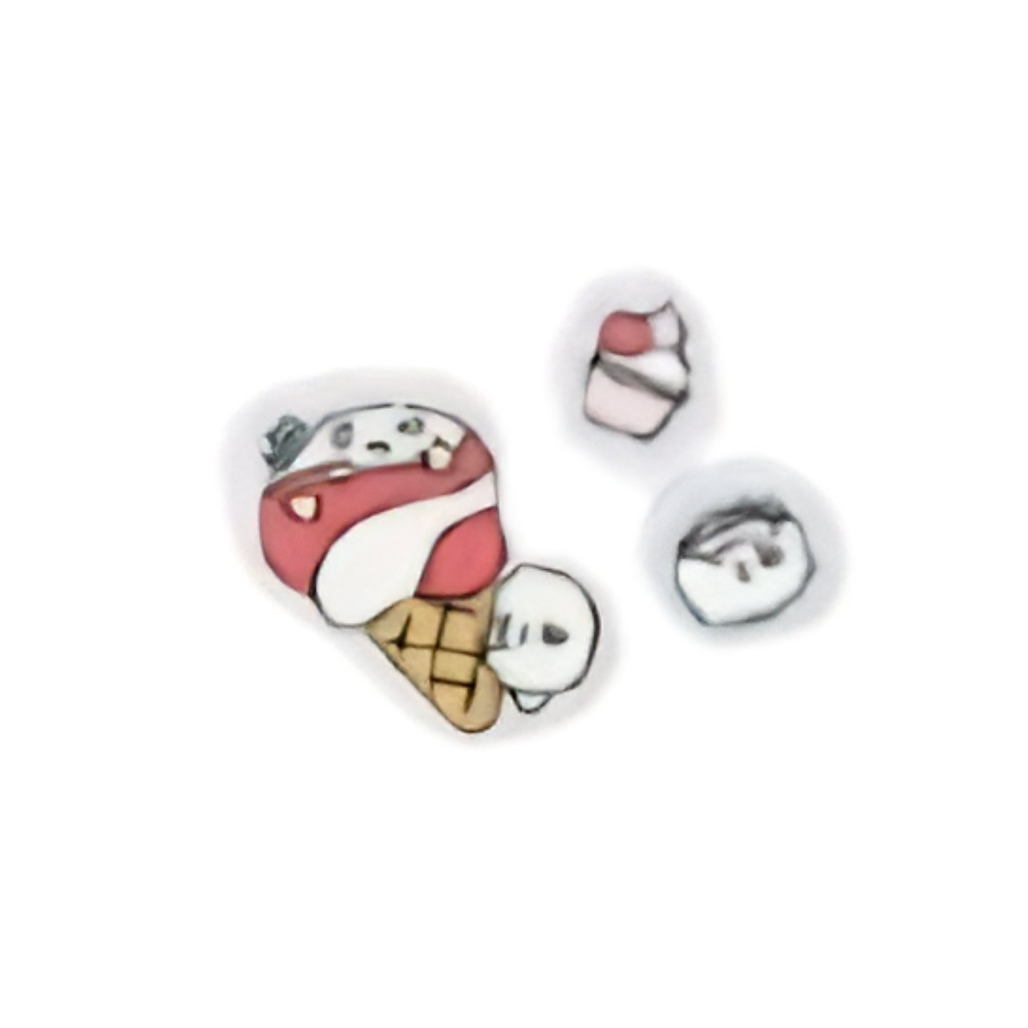 (PRE-ORDER) Ice Cream with 'MINITEEN' POP-UP - Sticker Set