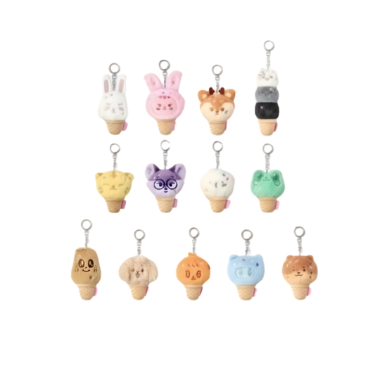 (PRE-ORDER) Ice Cream with 'MINITEEN' POP-UP - Face Keyring