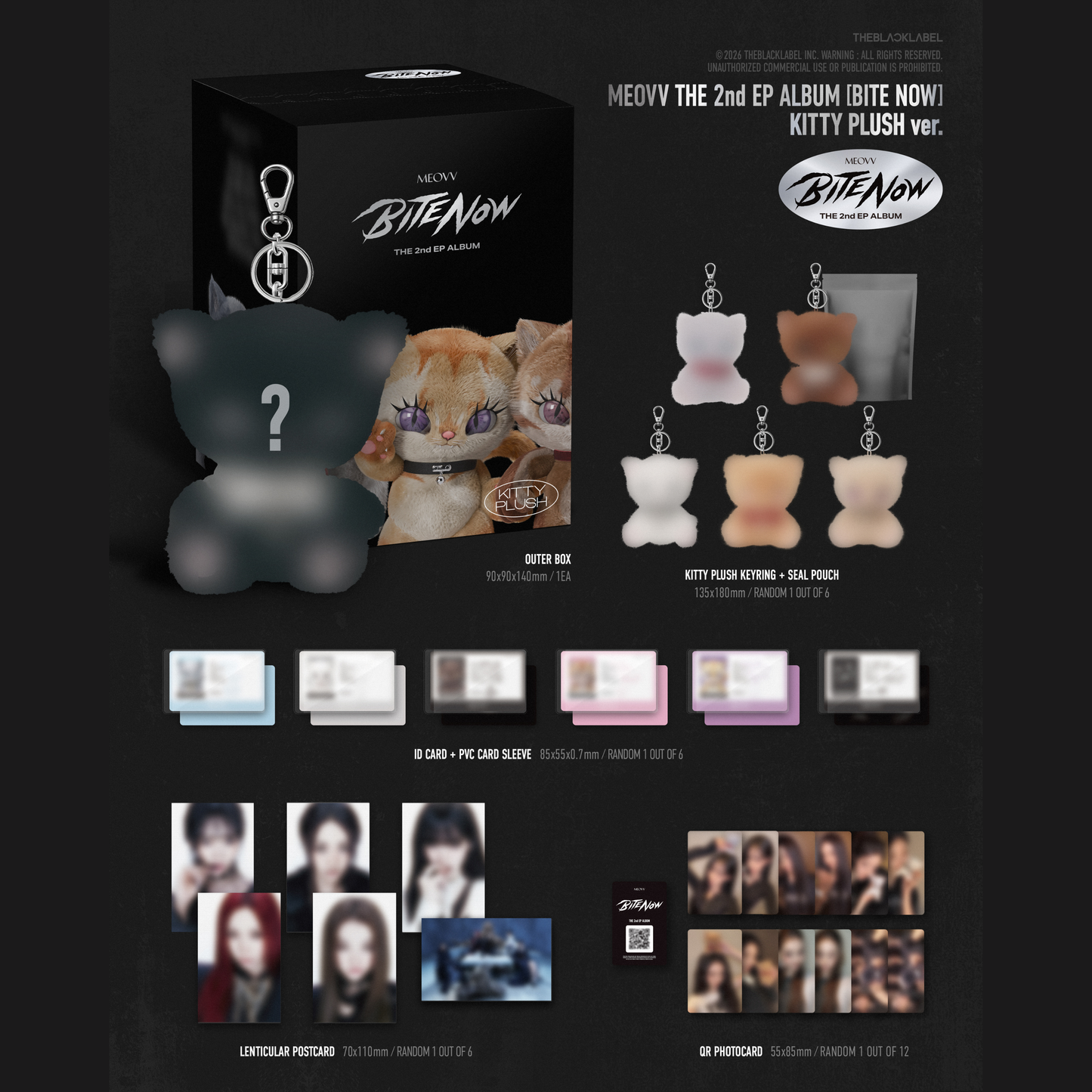 (PRE-ORDER) MEOVV 2nd EP [BITE NOW] KITTY PLUSH ver.
