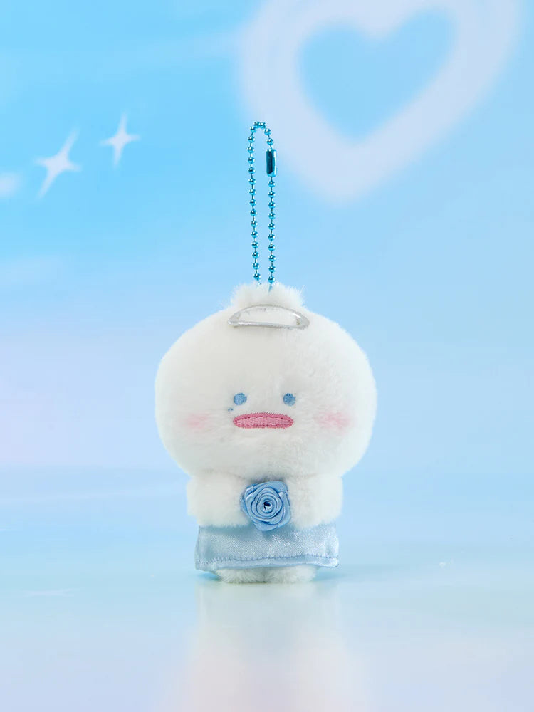 [PRE-ORDER] ZERONI X Line Friends Angel Plush Keyring - ZEROBASEONE