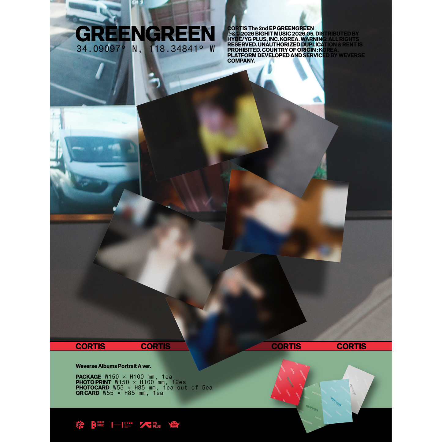 (Pre-Order) CORTIS [GREENGREEN] (Weverse Albums ver.)
