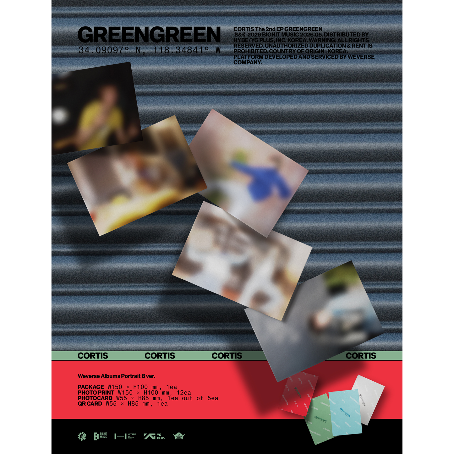 (Pre-Order) CORTIS [GREENGREEN] (Weverse Albums ver.)