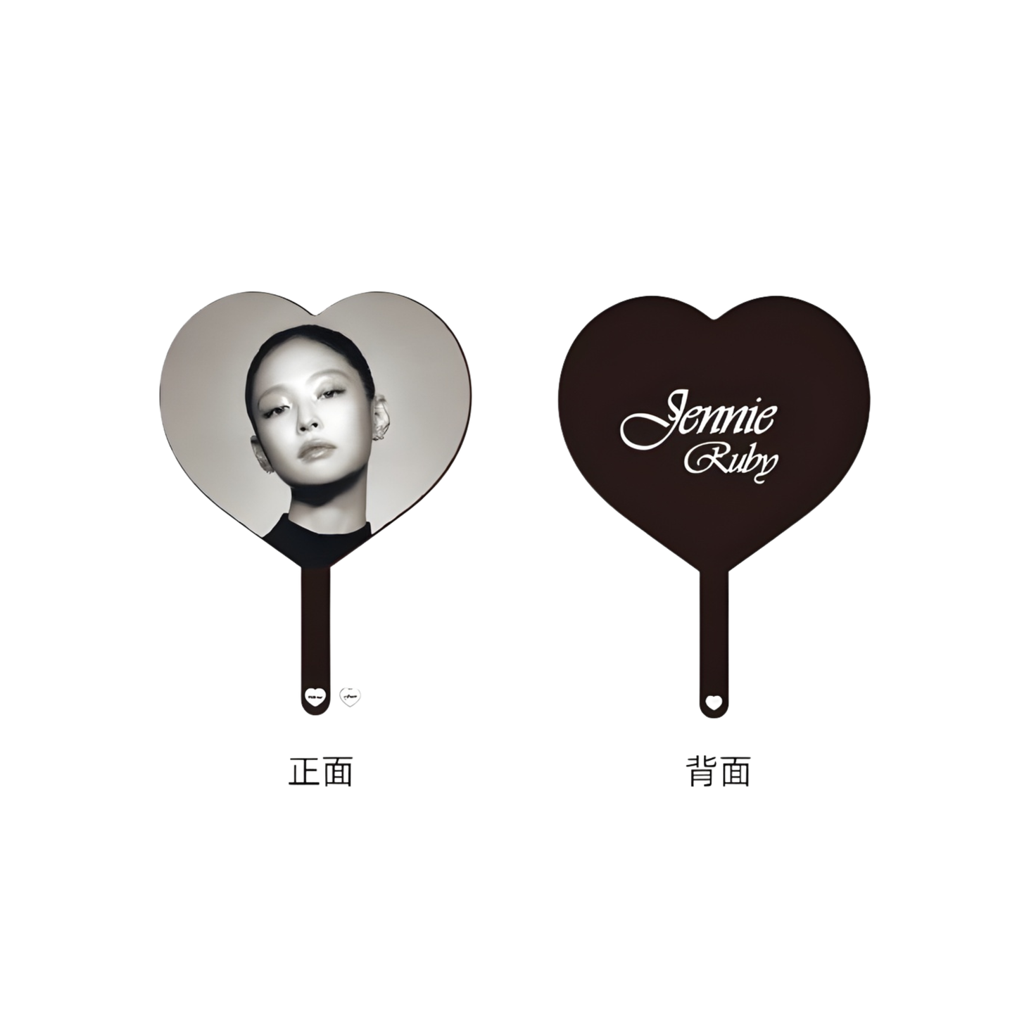 (PRE-ORDER) MINISO X JENNIE - HEART HAND FAN