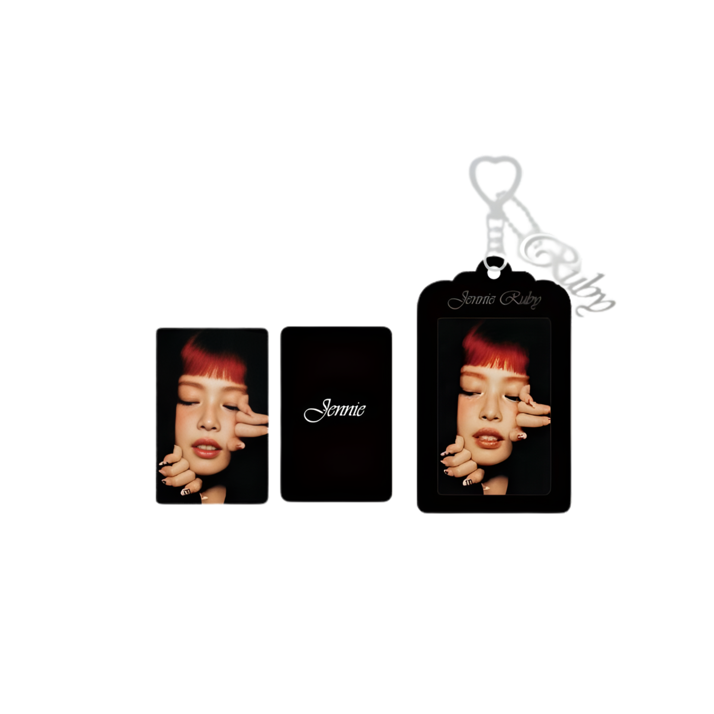 (PRE-ORDER) MINISO X JENNIE - CARD HOLDER KEYCHAIN