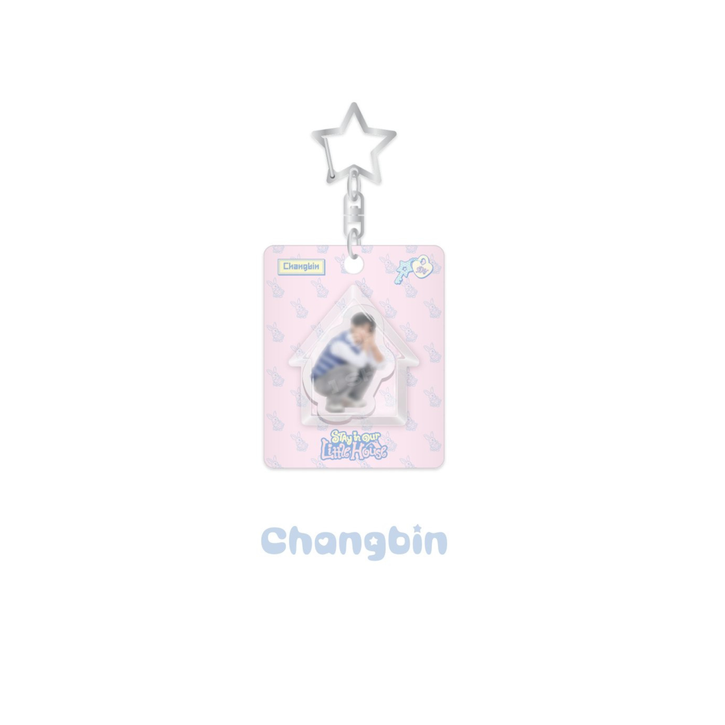 (PRE-ORDER) STAY in Our Little House - MINI BLOCK KEYRING