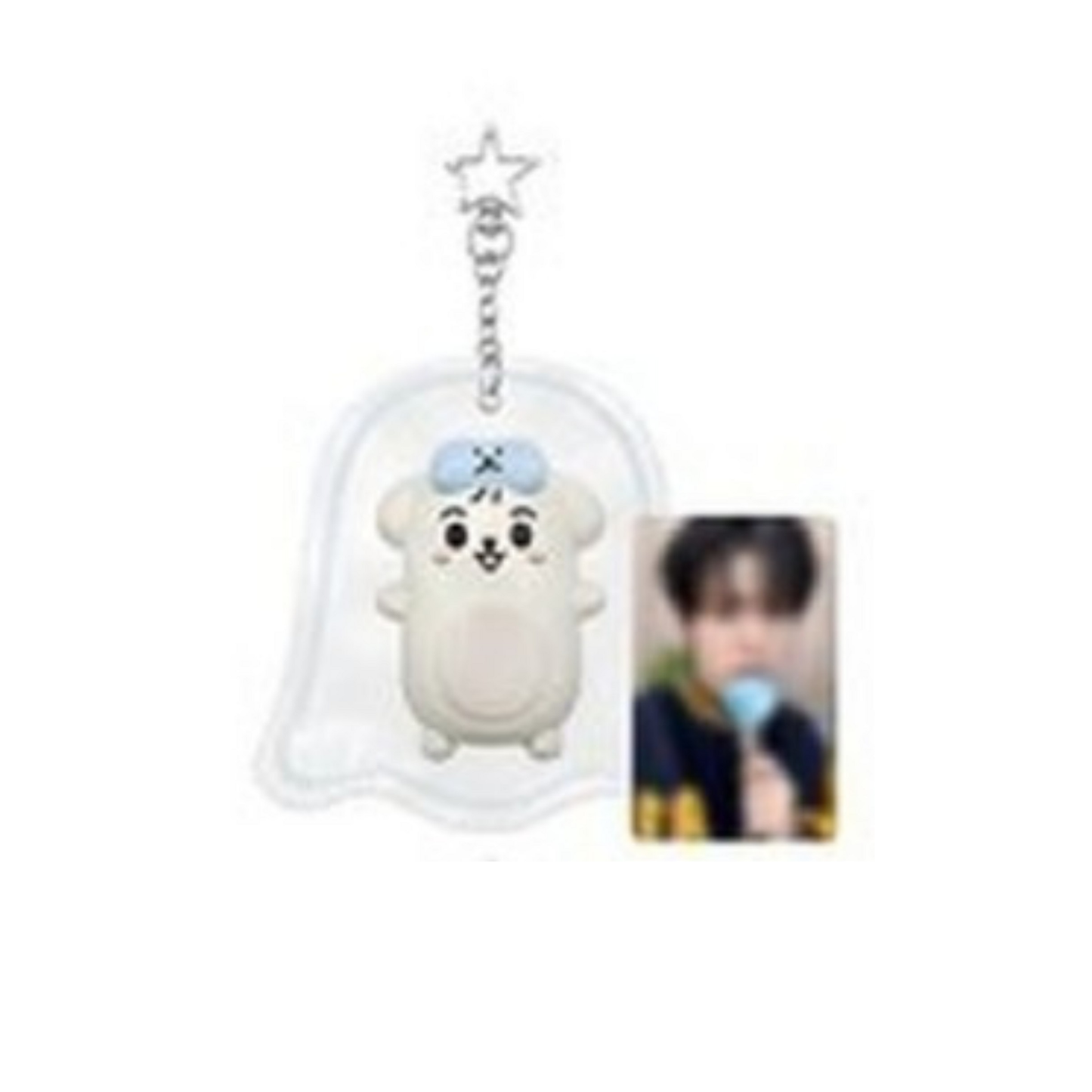 (PRE-ORDER) ATEEZ 'ATINY'S VOYAGE: TINY MYSTERY' - GHOST SQUISHY KEYRING
