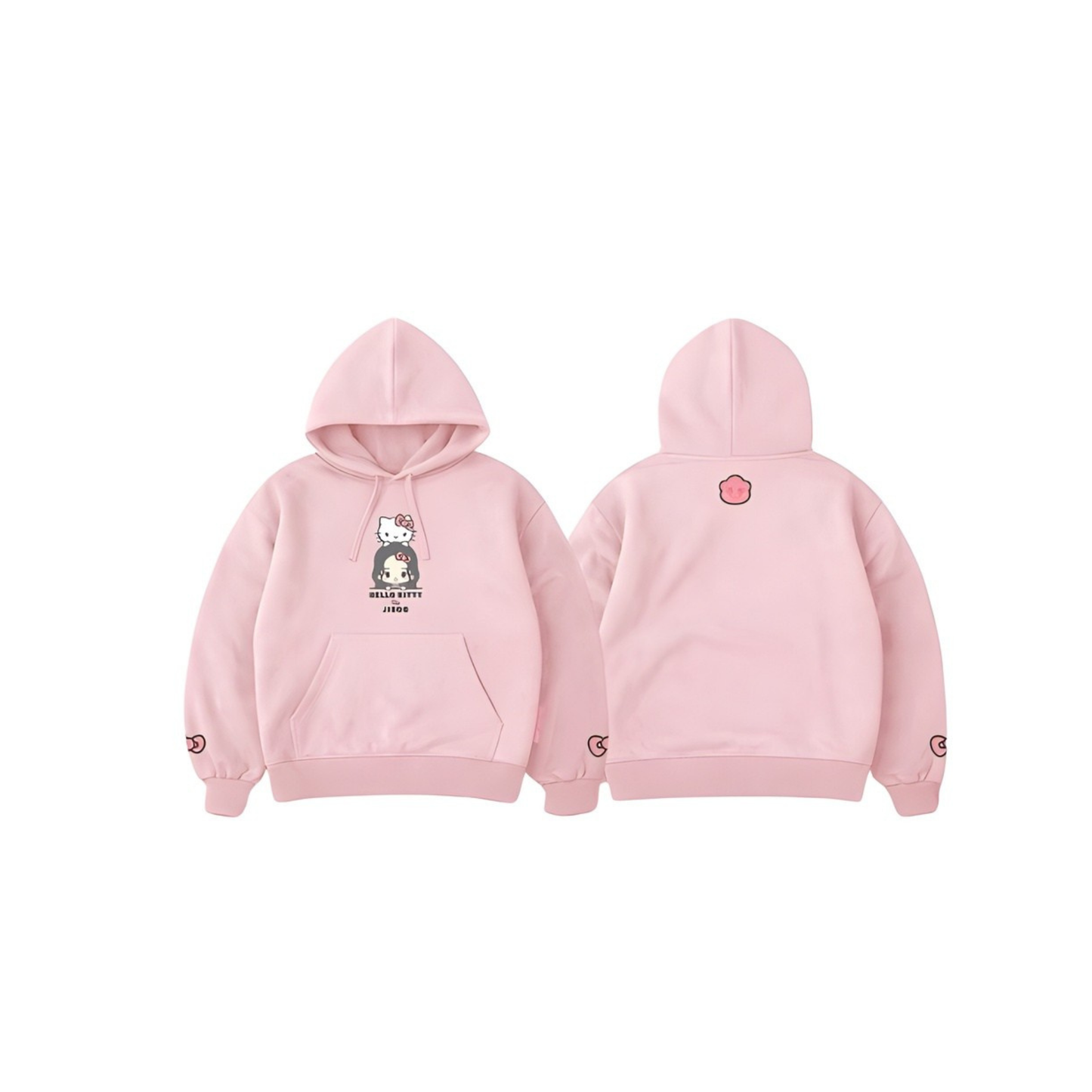 (PRE-ORDER) HELLO KITTY x JISOO POP-UP - HOODIE SHUMON VER.