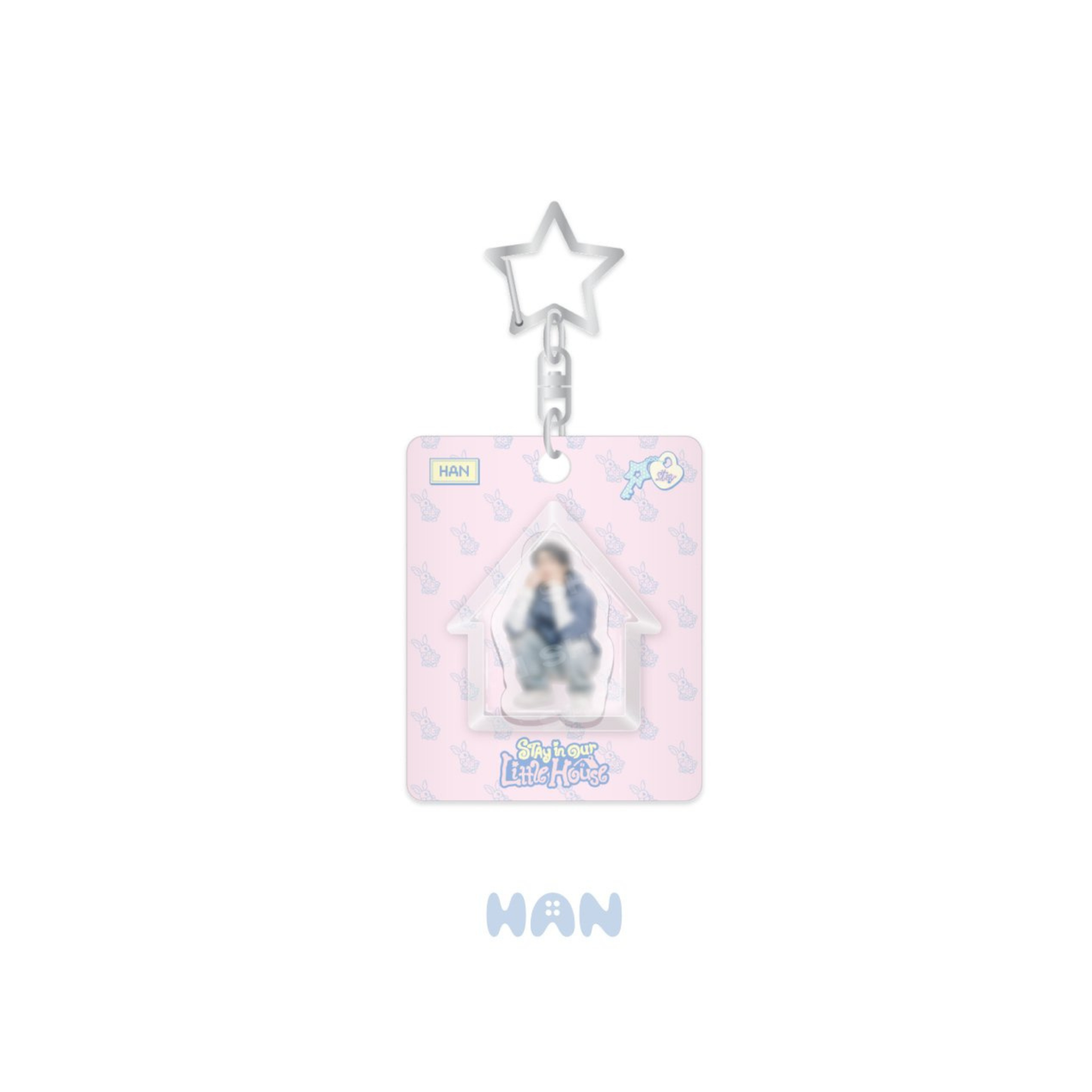 (PRE-ORDER) STAY in Our Little House - MINI BLOCK KEYRING