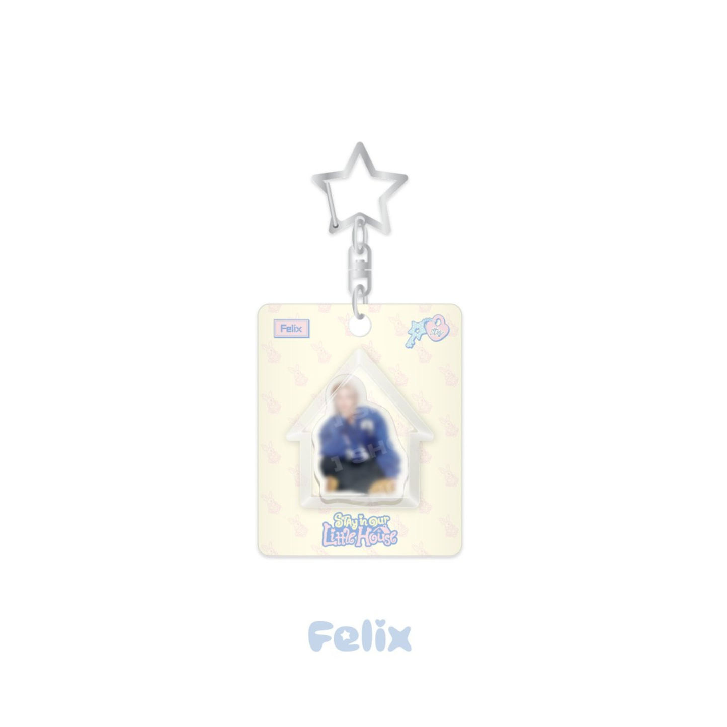 (PRE-ORDER) STAY in Our Little House - MINI BLOCK KEYRING