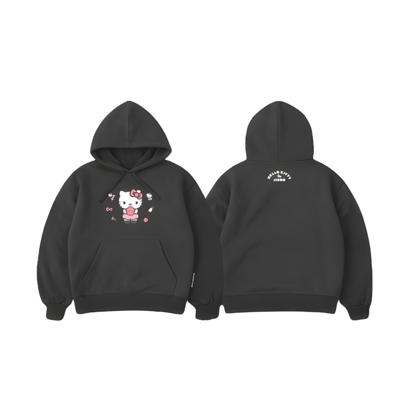 (PRE-ORDER) HELLO KITTY x JISOO POP-UP - BLACK HOODIE