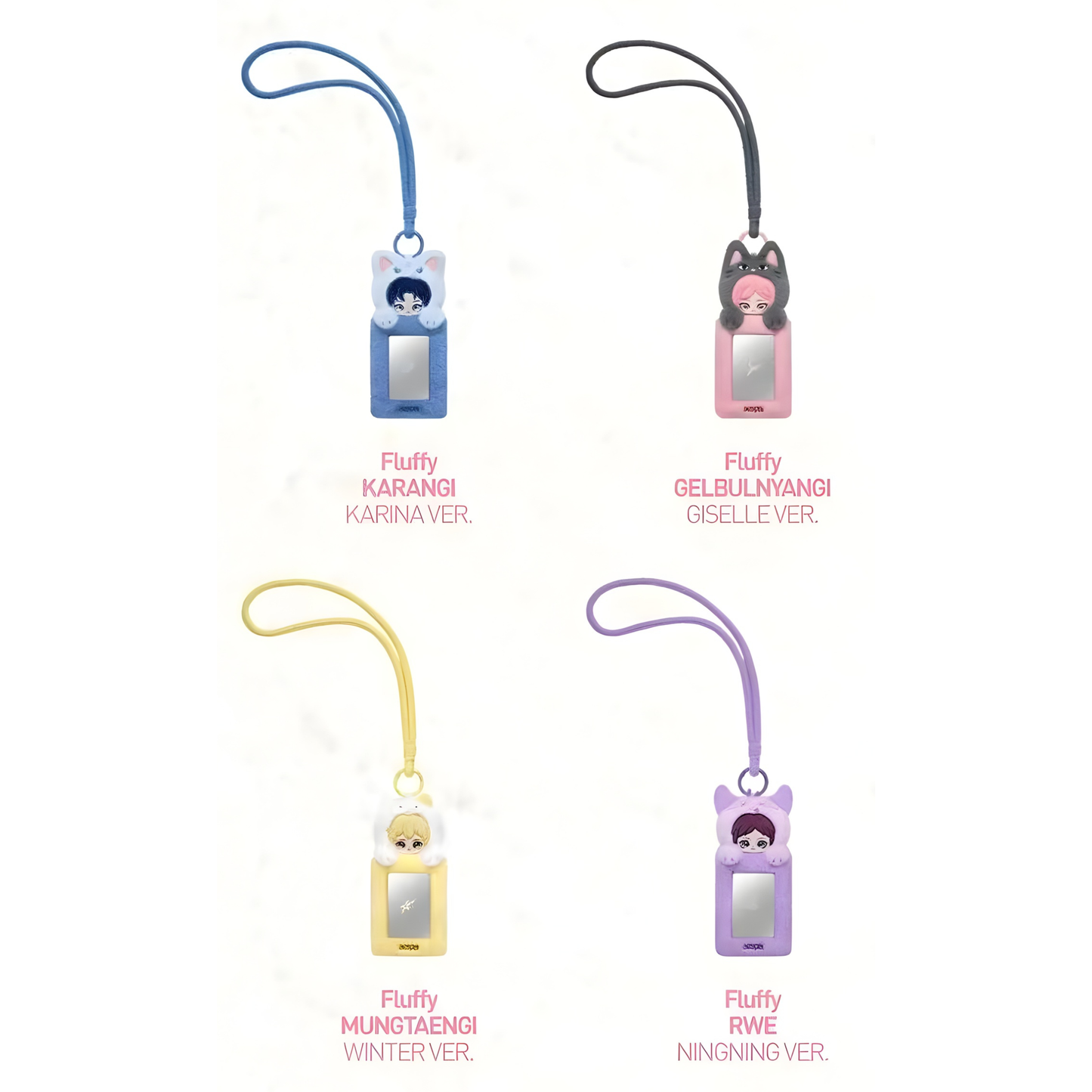 (PRE-ORDER) POP MART x aespa Fluffy Club Series Card Holder