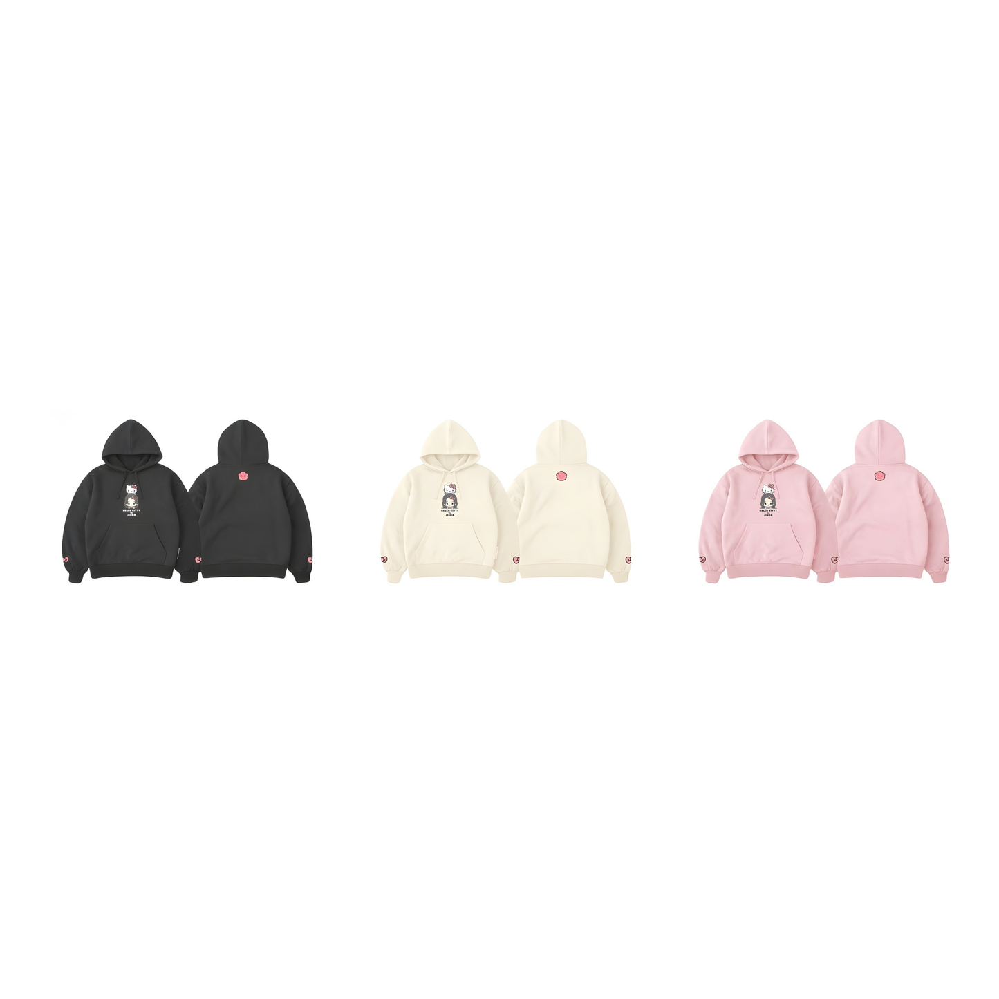 (PRE-ORDER) HELLO KITTY x JISOO POP-UP - HOODIE SHUMON VER.