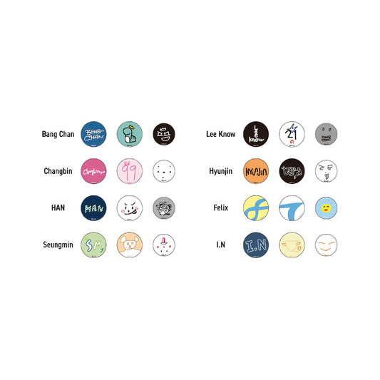 (PRE-ORDER) Stray Kids 'RUN IT JAPAN' - Badge Set