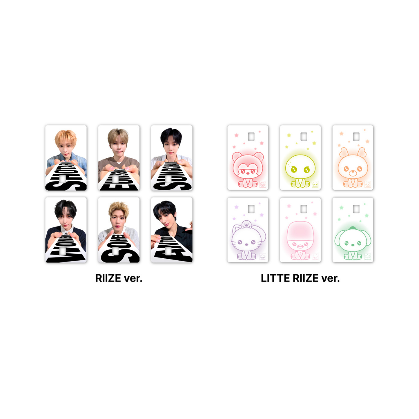 (PRE-ORDER) RIIZE [ARCHIIVE²] POP-UP - CARD COVER STICKER