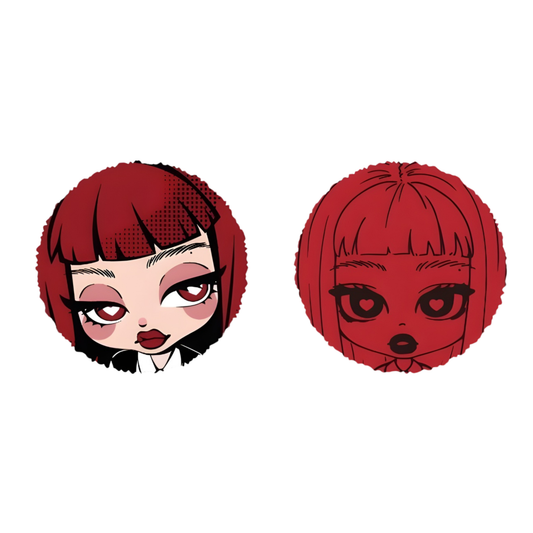 (PRE-ORDER) MINISO X JENNIE - PLUSH BADGE