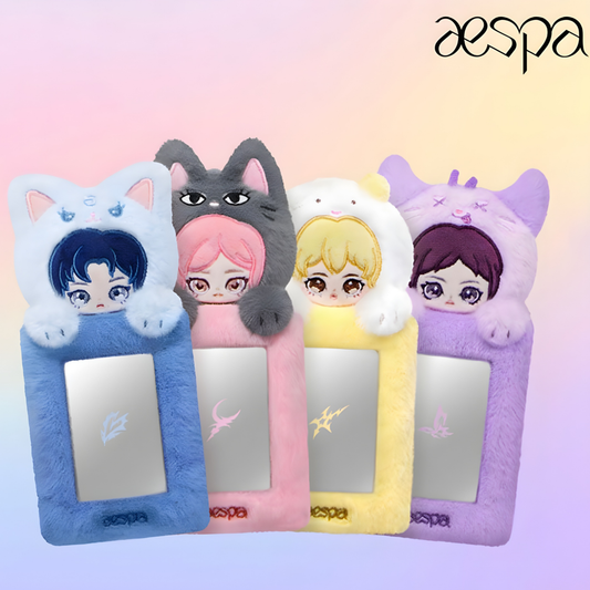 (PRE-ORDER) POP MART x aespa Fluffy Club Series Card Holder