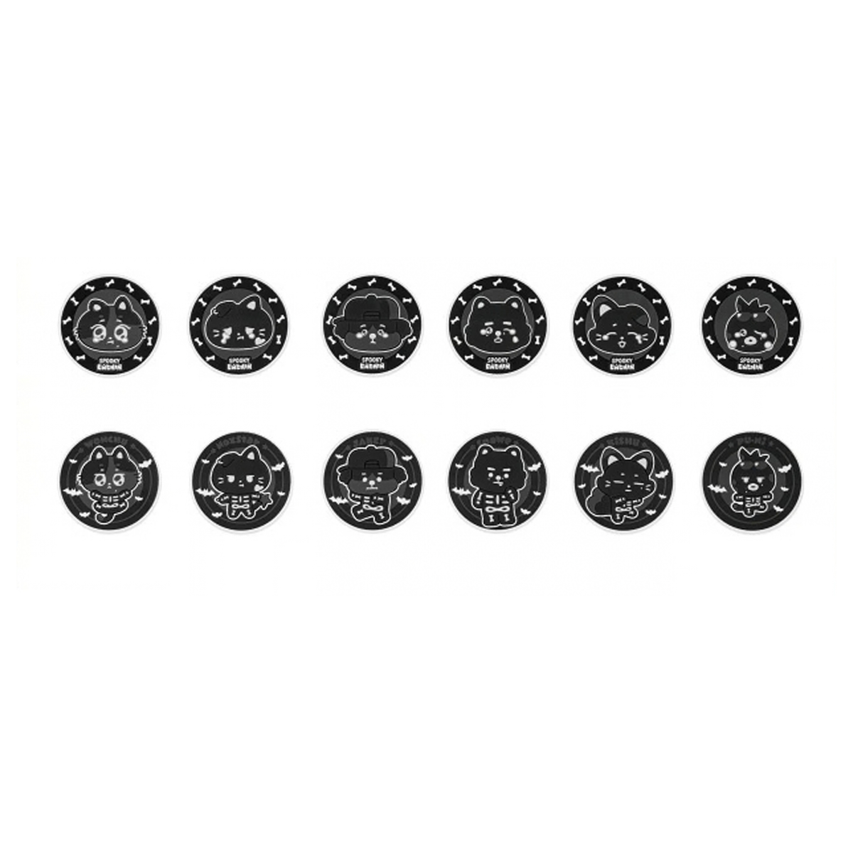 (PRE-ORDER) ENHYPEN 'SPOOKY ENCHIN' - GLOW STICKER ROLL [MIDNIGHT]