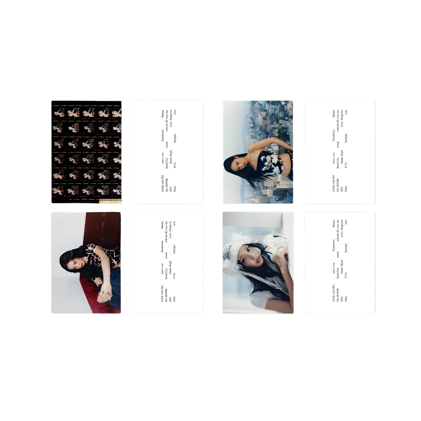 (PRE-ORDER) JENNIE 'A YEAR IN RUBY' - POST CARD