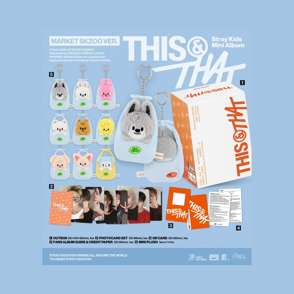(PRE-ORDER) Stray Kids 'THIS & THAT' (MARKET SKZOO Ver.)