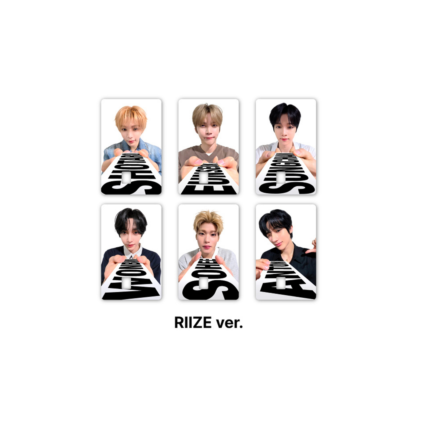 (PRE-ORDER) RIIZE [ARCHIIVE²] POP-UP - CARD COVER STICKER