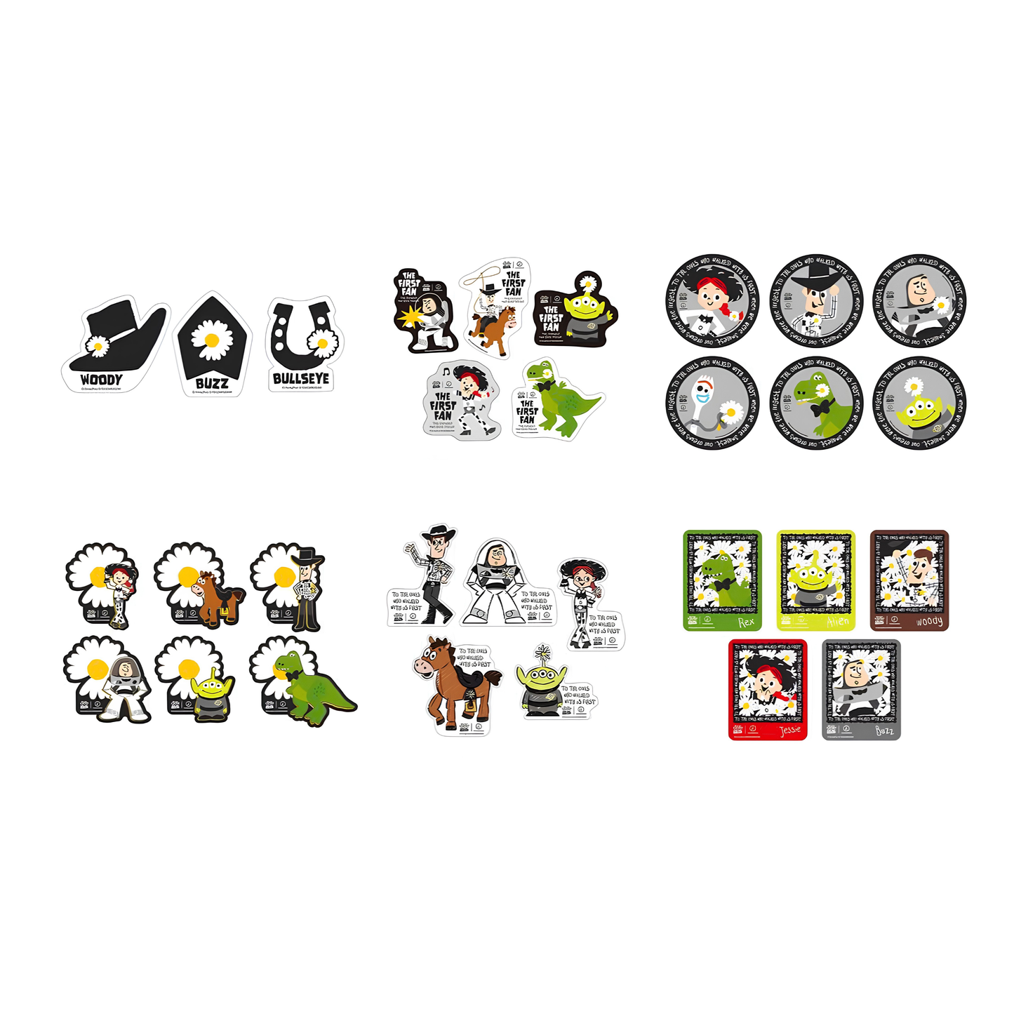 (PRE-ORDER) Disney x PEACEMINUSONE 'THE FIRST FAN' - Reusable Sticker Set