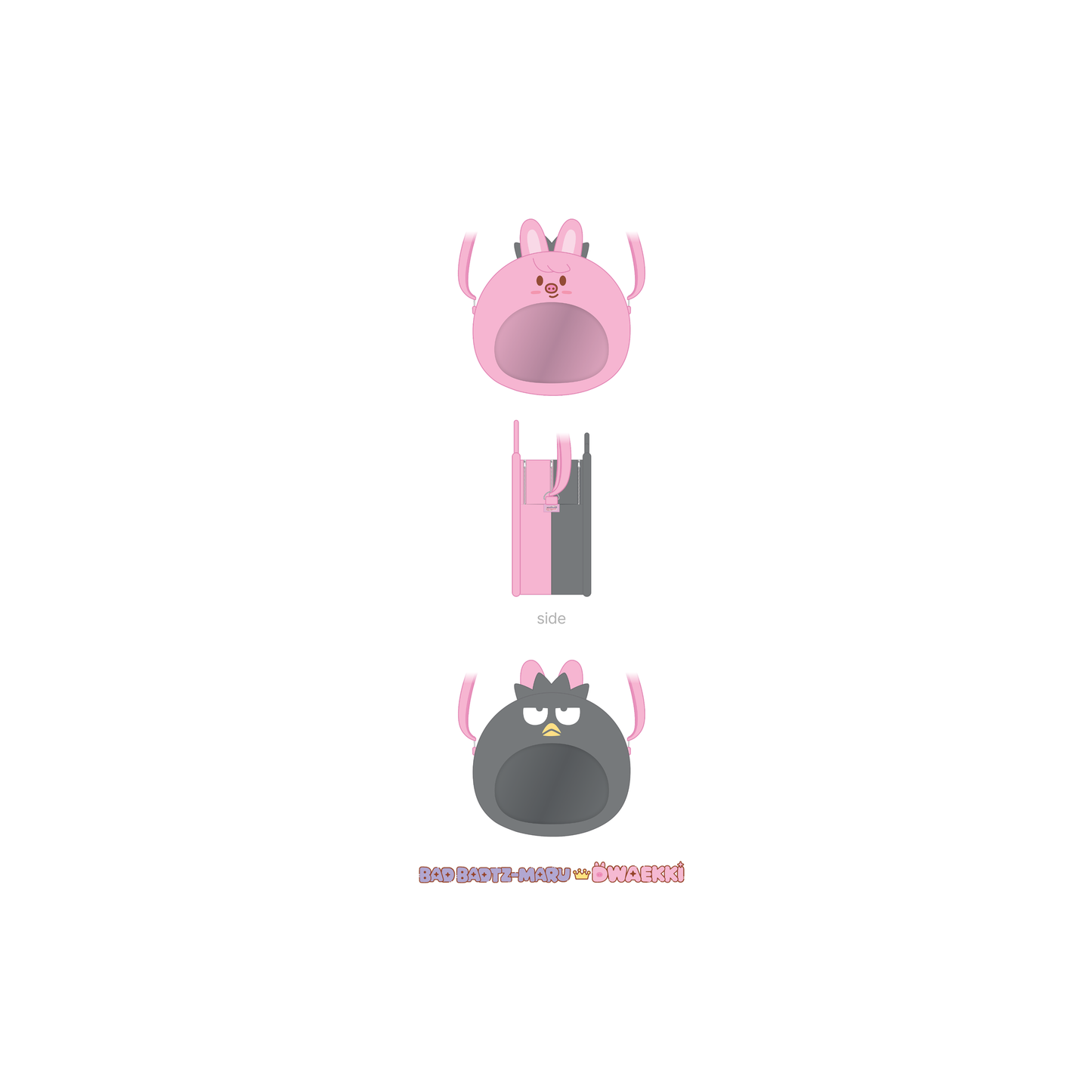 (PRE-ORDER) SKZOO x SANRIO CHARACTERS - PLUSH CROSS BAG