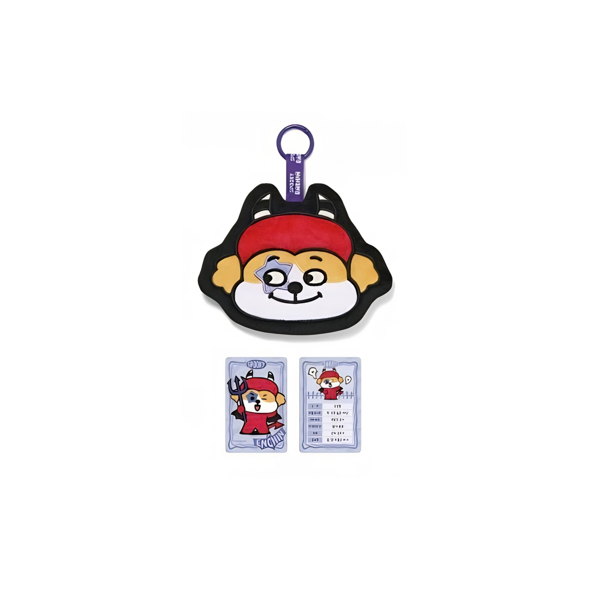 (PRE-ORDER) ENHYPEN 'SPOOKY ENCHIN' POP-UP - PLUSH POUCH KEYRING