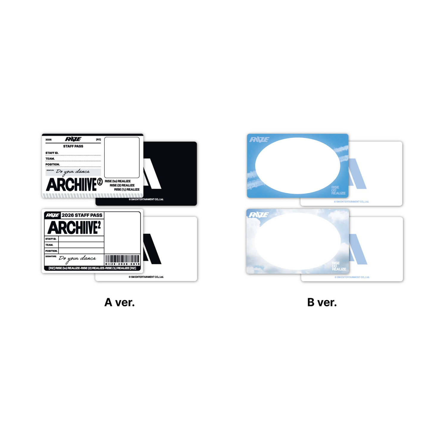 (PRE-ORDER) RIIZE [ARCHIIVE²] POP-UP - CUSTOM PHOTO CARD