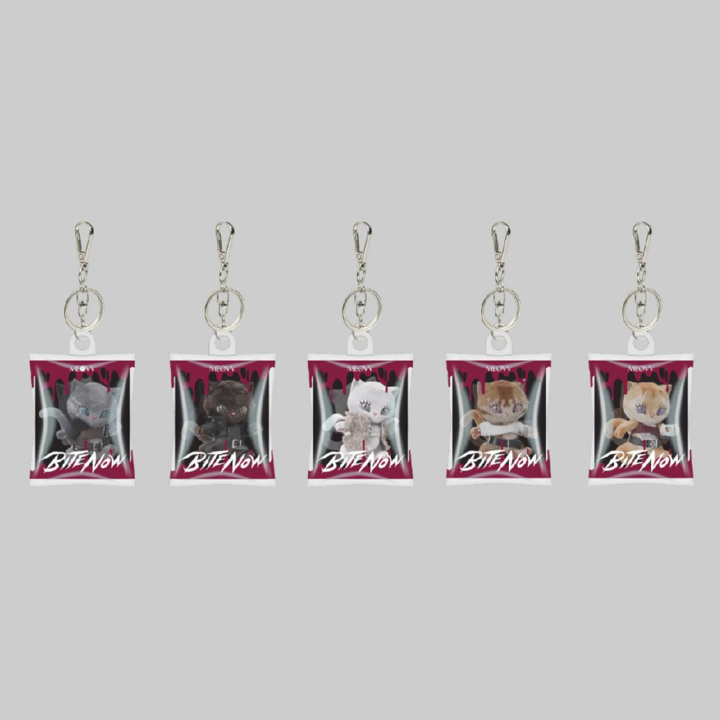 (PRE-ORDER) MEOVV [BITE NOW] POP-UP - HOLOGRAM RANDOM KEYCHAIN