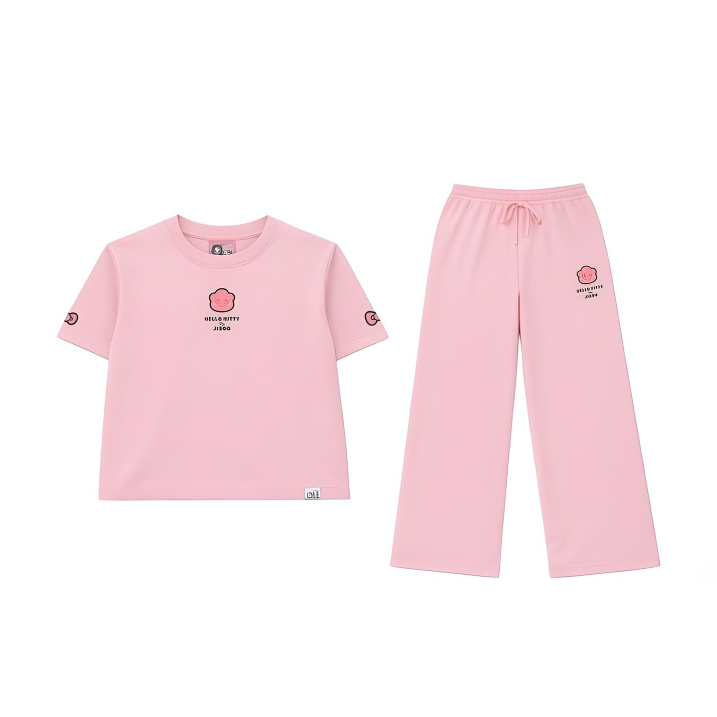 (PRE-ORDER) HELLO KITTY x JISOO POP-UP - PINK HOMEWEAR SET