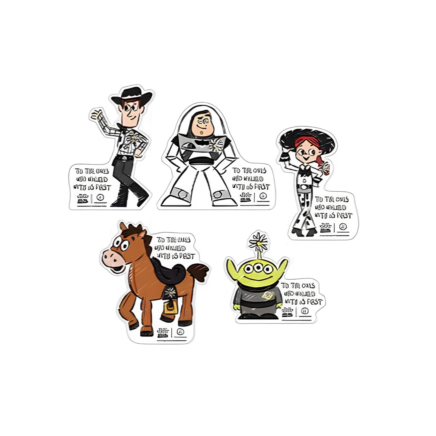 (PRE-ORDER) Disney x PEACEMINUSONE 'THE FIRST FAN' - Reusable Sticker Set