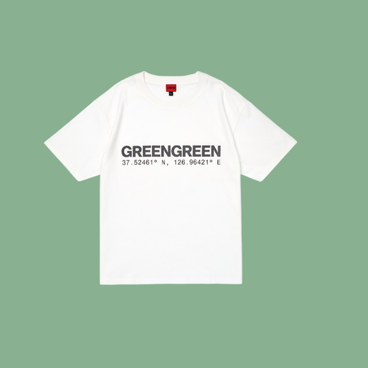 (PRE-ORDER) CORTIS [GREENGREEN] POP-UP - S/S T-SHIRT (BASE-WHITE)