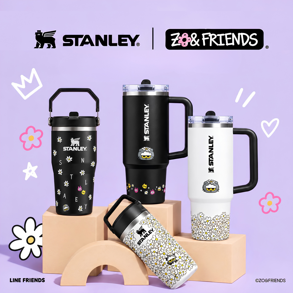 (PRE-ORDER) STANLEY 1913 X ZO&FRIENDS CAFÉ-TO-GO TRAVEL MUG