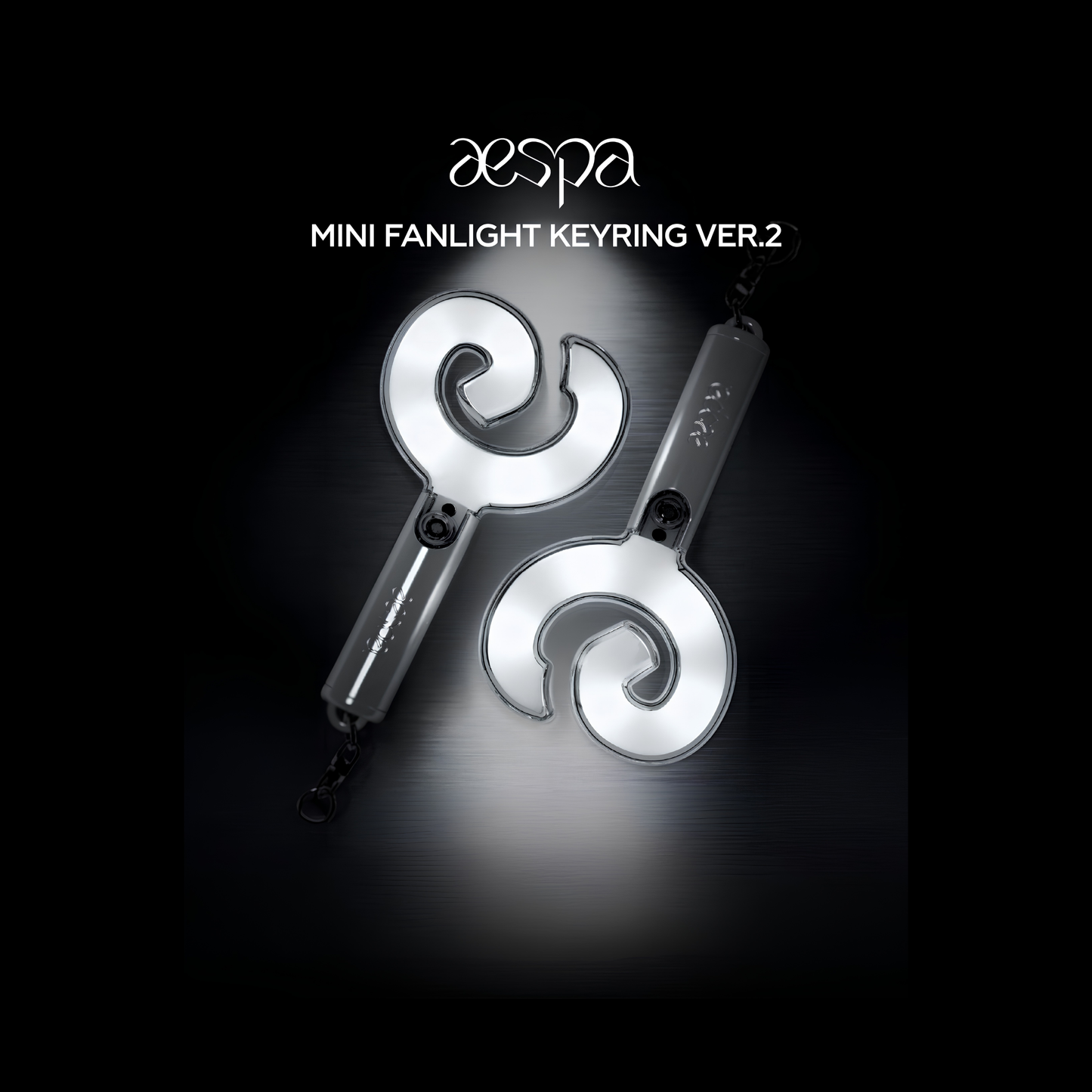 (Pre-Order) aespa MINI FANLIGHT KEYRING VER.2