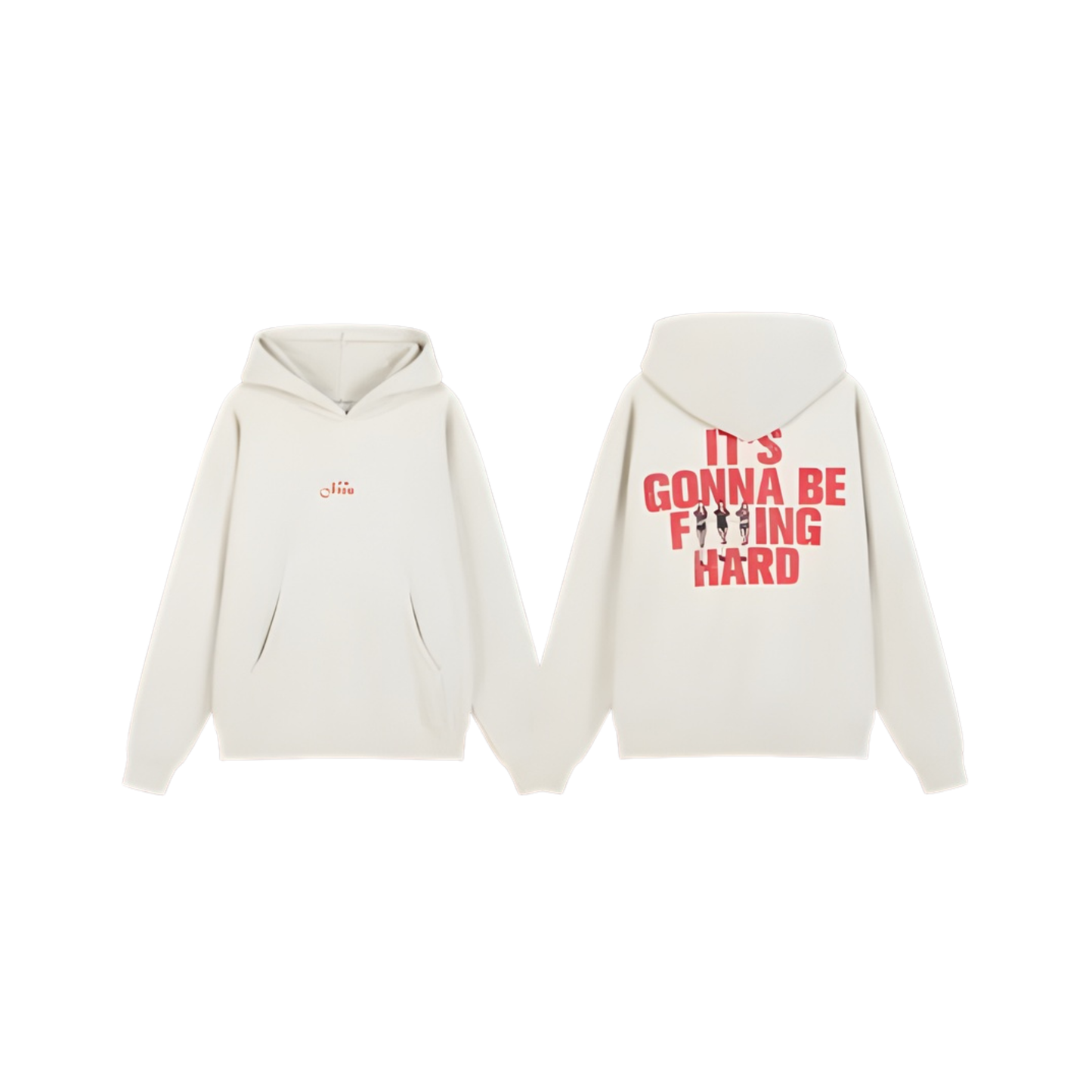 (PRE-ORDER) JENNIE 'A YEAR IN RUBY' - CREAM HOODIE