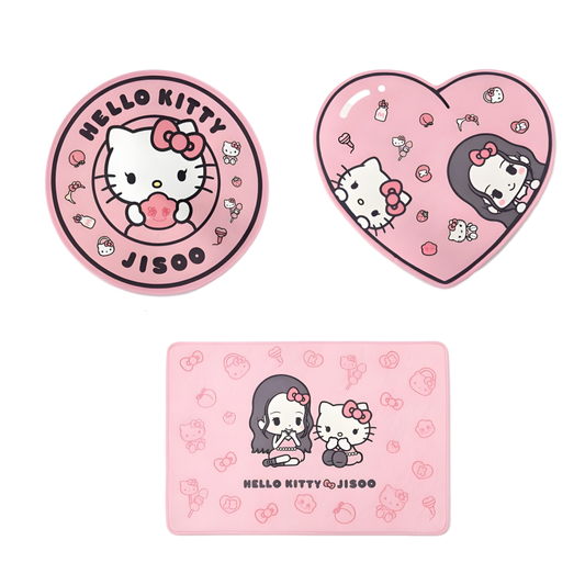 (PRE-ORDER) HELLO KITTY x JISOO POP-UP - PINK RUG