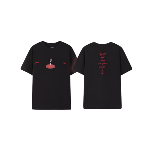 (PRE-ORDER) JENNIE 'A YEAR IN RUBY' - RUBY TRACKLIST TEE