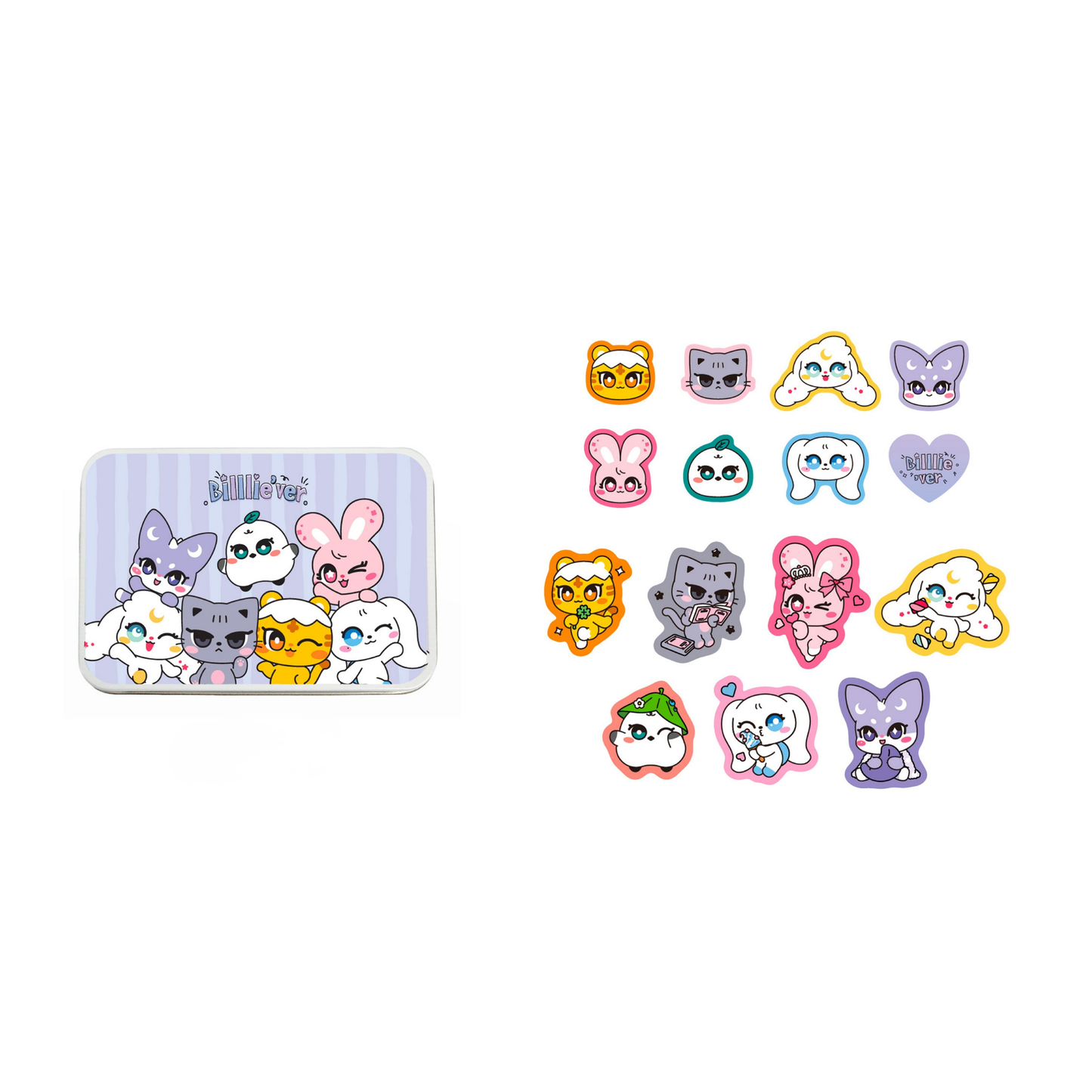 (PRE-ORDER) Billlie [Billlie’ver. Billage] POP-UP - Tin Case & Sticker Set