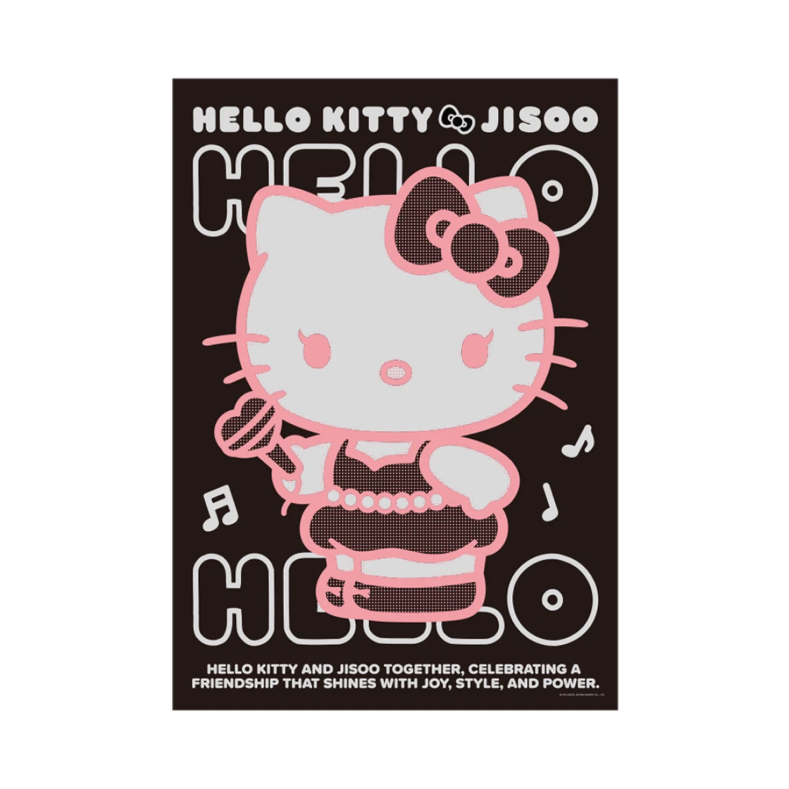 (PRE-ORDER) HELLO KITTY x JISOO - ART PRINT POSTER A1