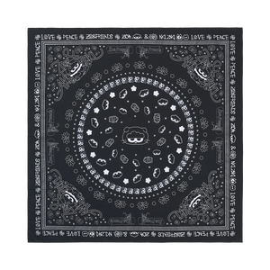 ZO&FRIENDS: ZOA Black Cotton Scarf