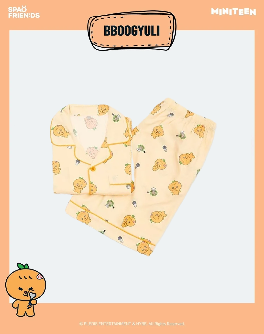 (PRE-ORDER) MINITEEN&SPAO - SHORT-SLEEVE PAJAMAS