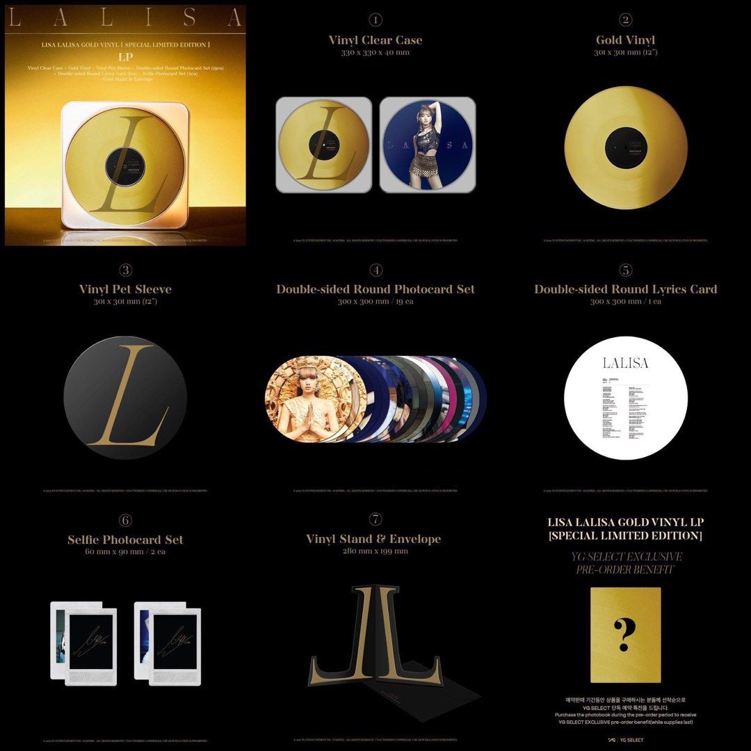 Lisa of BLACKPINK - LALISA Vinyl edition