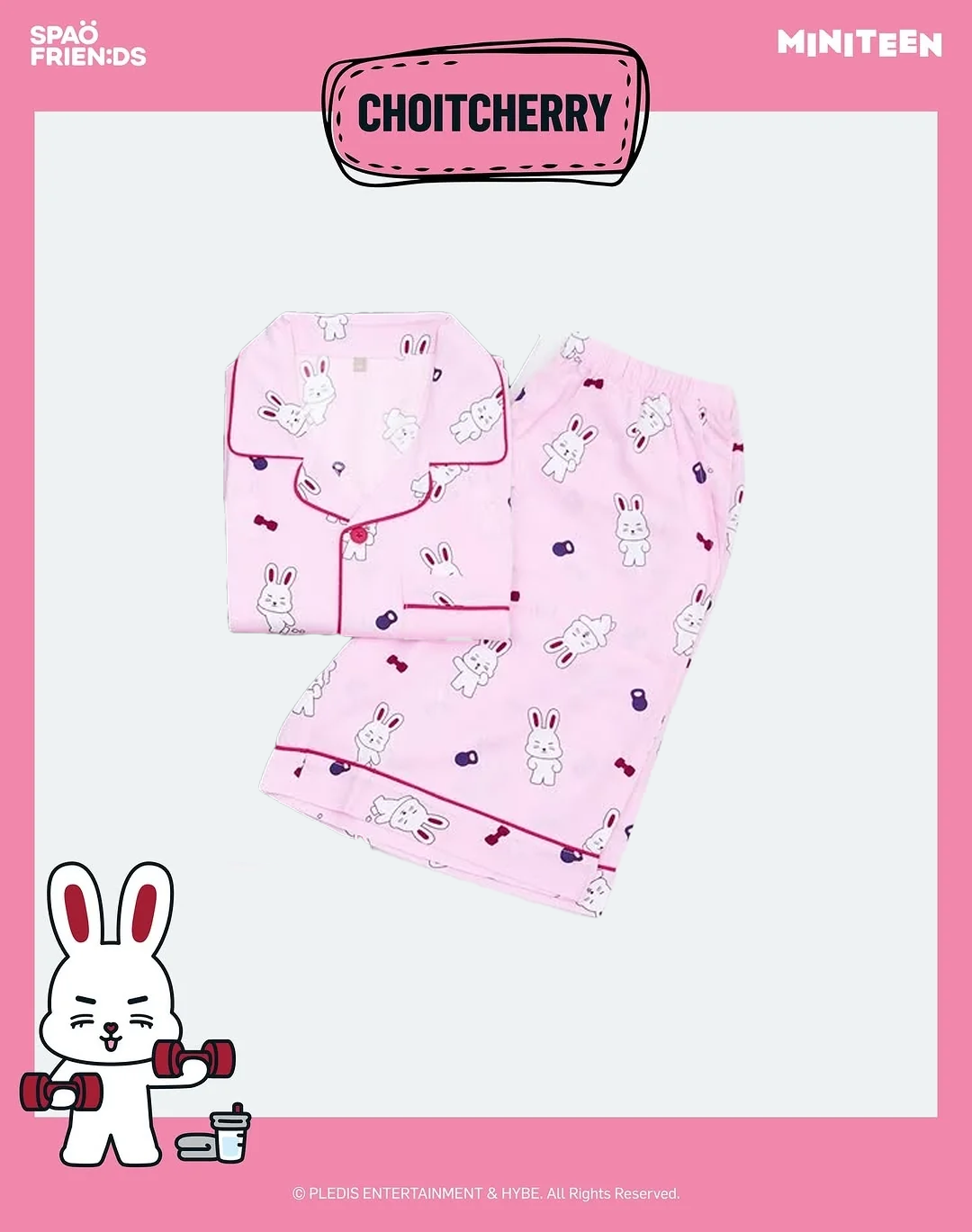 (PRE-ORDER) MINITEEN&SPAO - SHORT-SLEEVE PAJAMAS