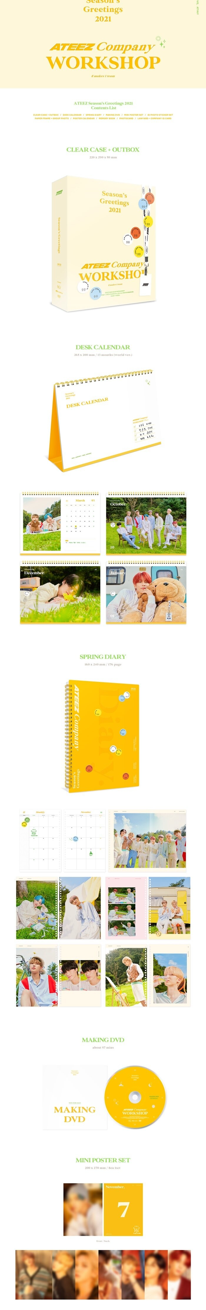 ATEEZ SEASONS GREETINGS 2021
