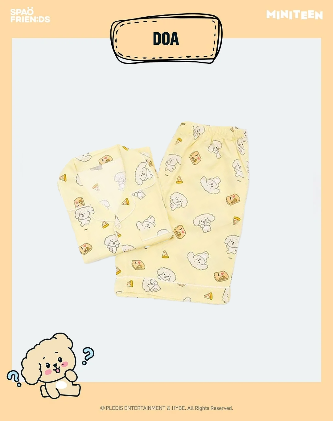 (PRE-ORDER) MINITEEN&SPAO - SHORT-SLEEVE PAJAMAS