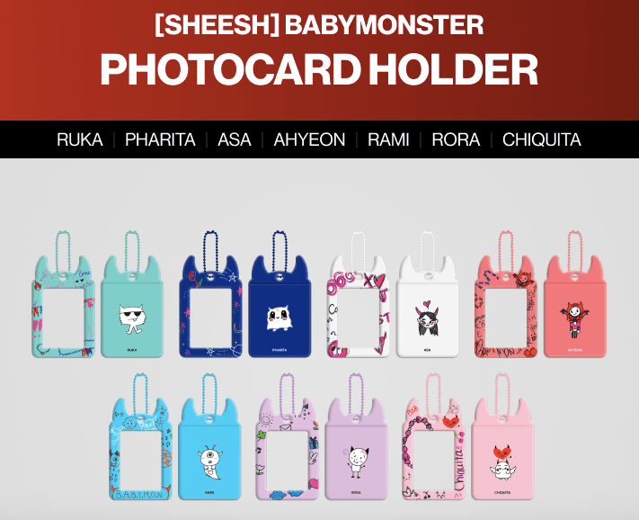 BABYMONSTER Photocard Holder Pharita & Ahyeon (Pop-Up Store Exclusive)